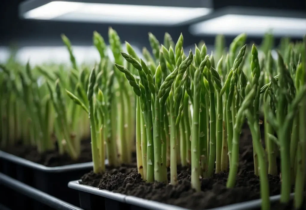 Asparagus Plants in Hydroponics| hydroponic asparagus